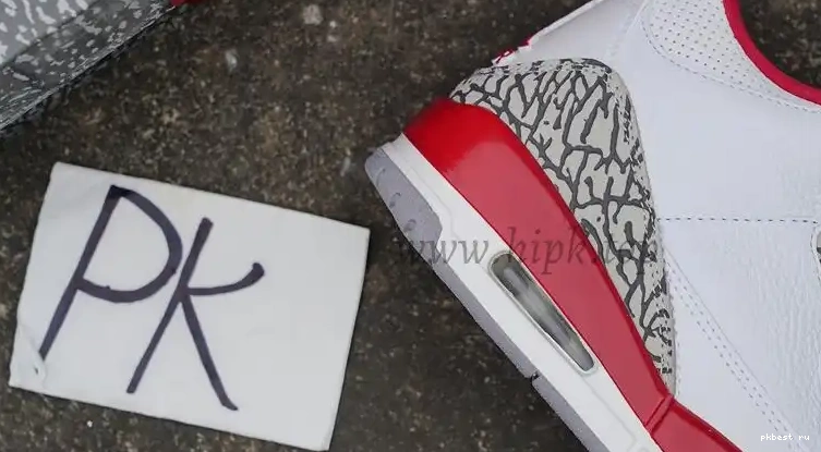 ready jordan retro God Cardinal Pk 3 air Red materials to retail ship 0504